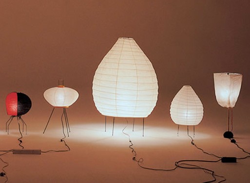 Akari Lights, by Isamu Noguchi