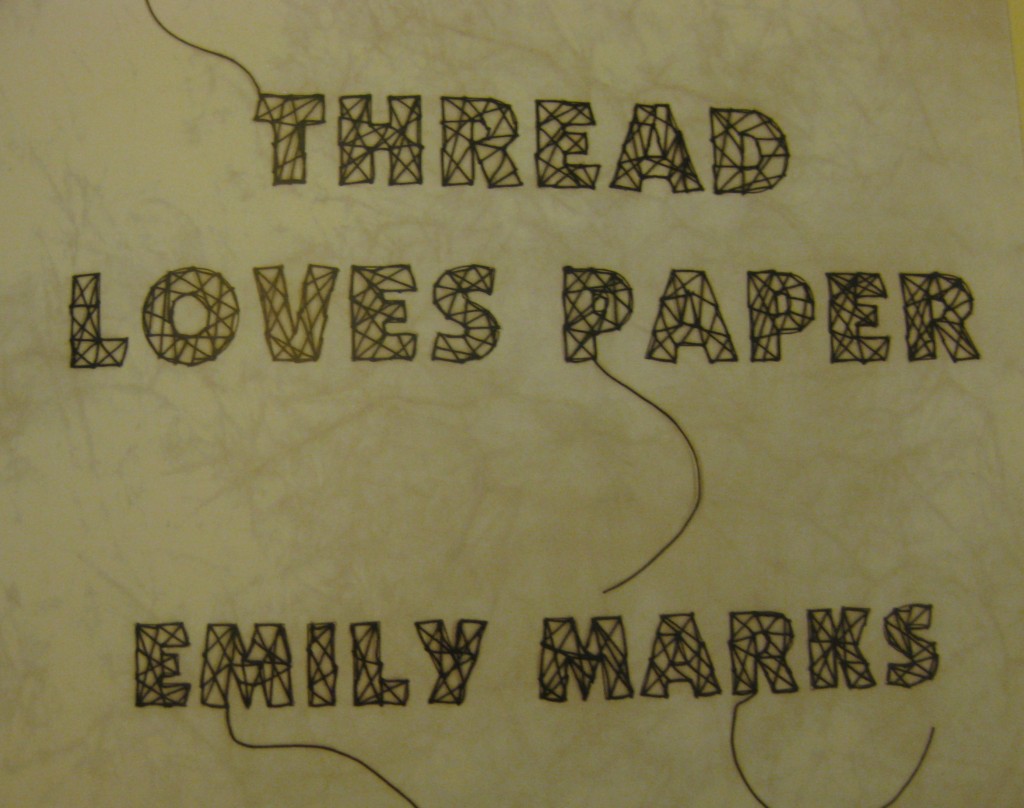 Thread Loves Paper title page