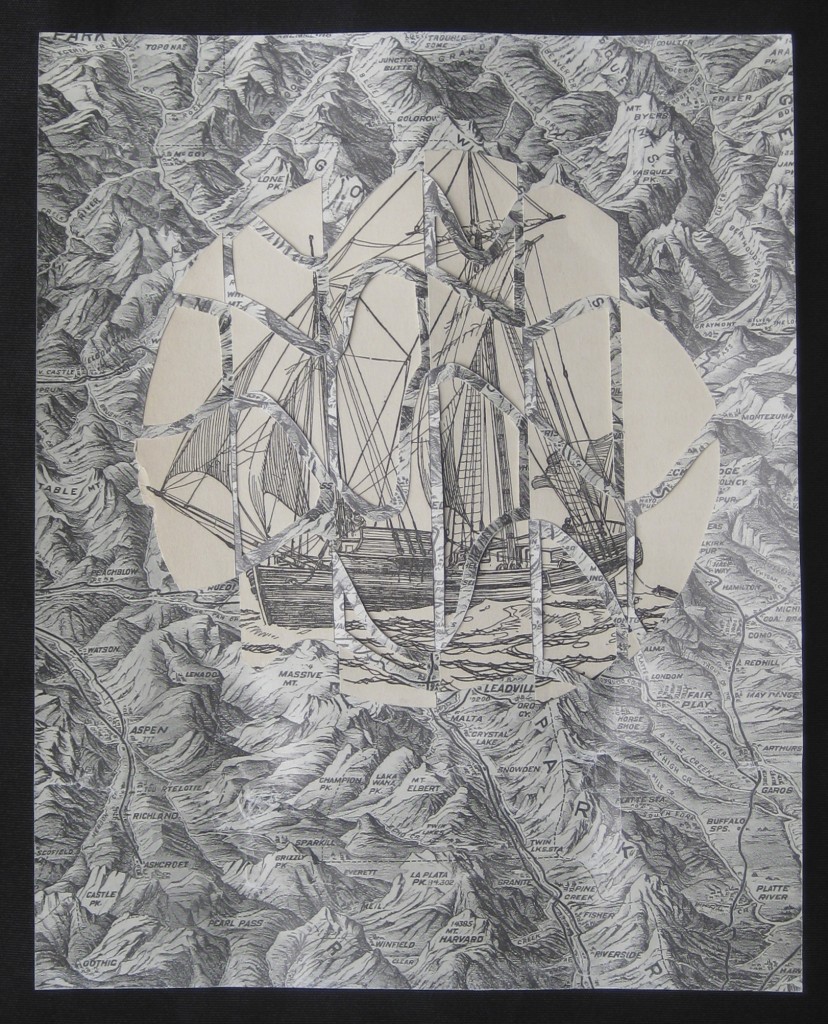 © 2013 Helen Hiebert, 100 x 100 Paper Weavings #6, 10" x 8", $100