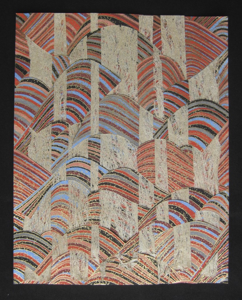 © 2013 Helen Hiebert, 100 x 100 Paper Weavings #14, 10" x 8", $100