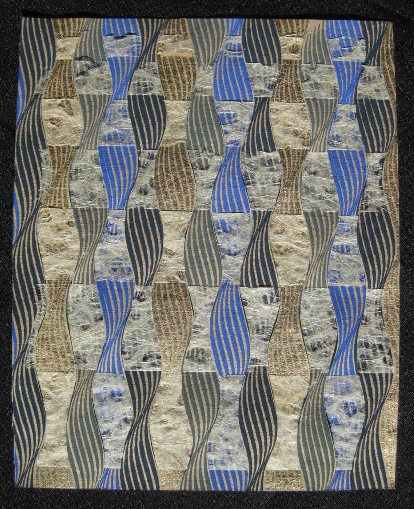 © Helen Hiebert, 100 x 100 Paper Weavings, #49,  10" x 8", $100