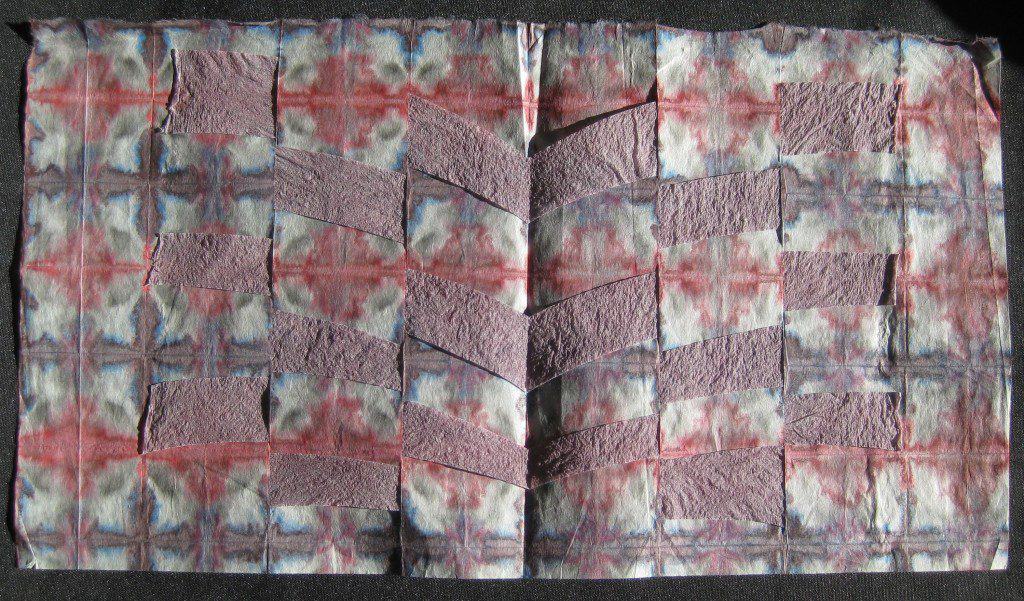 © Helen Hiebert, 100 x 100 Paper Weavings, #74,   10" x 18", $100