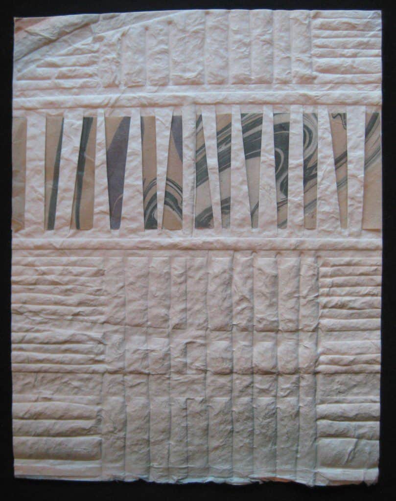© Helen Hiebert, 100 x 100 Paper Weavings, #78,   10" x 8", $100