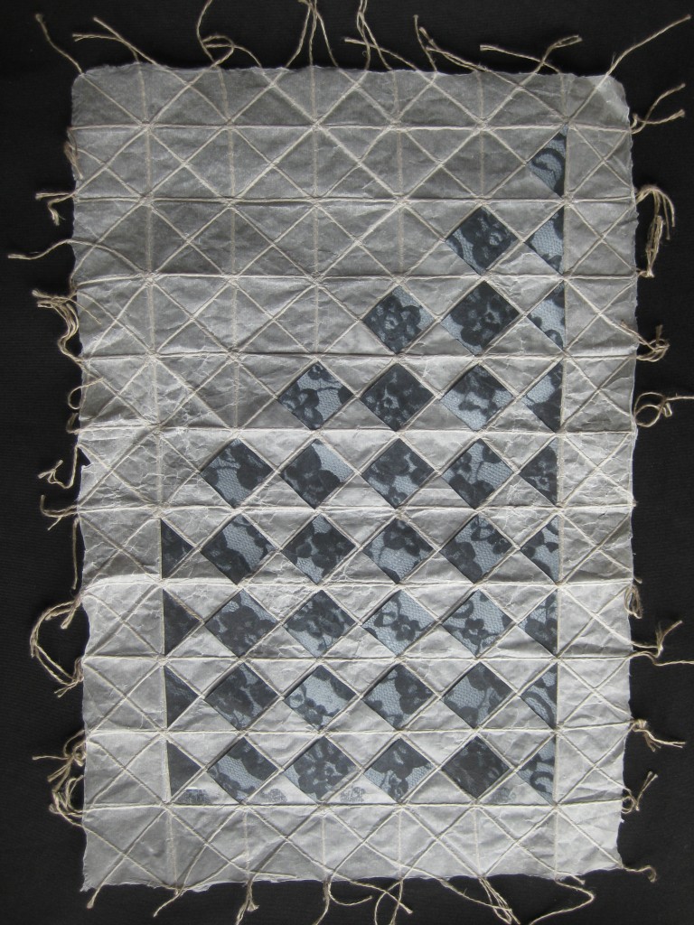 © Helen Hiebert, 100 x 100 Paper Weavings, #97, 20" x 14", $100