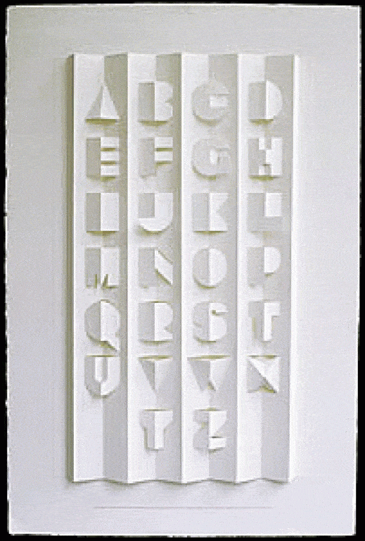 Ronald King's Alphabet Poster 