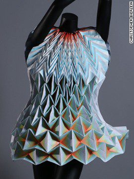 "Enfaltung" dress by designer Jule Waibel 