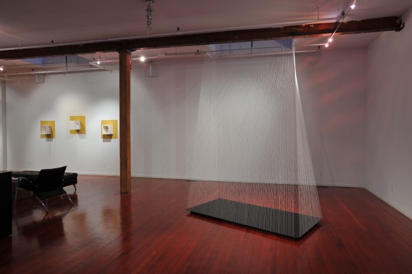 Holding Space, 2009, temporary installation at Ogle Gallery, Portland, OR, 12' x 8' x 4'