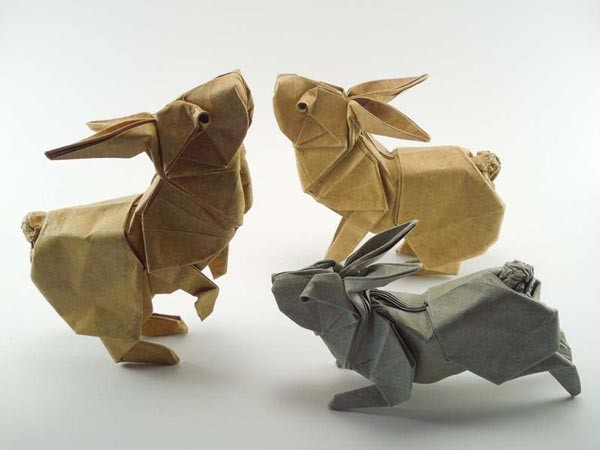 Origami Rabbits by Ron Koh (Singapore) 