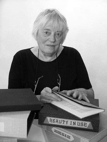 Claire Van Vliet is a printmaker and typographer who founded Janus Press in San Diego, California in 1955. She received a MacArthur Genius Grant in 1989 and is known for her innovative use of pigmented pulp to create images in edition for books, prints and broadsides.